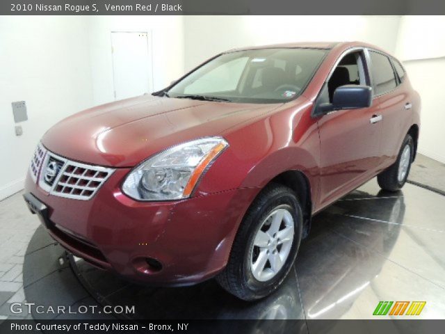 2010 Nissan Rogue S in Venom Red