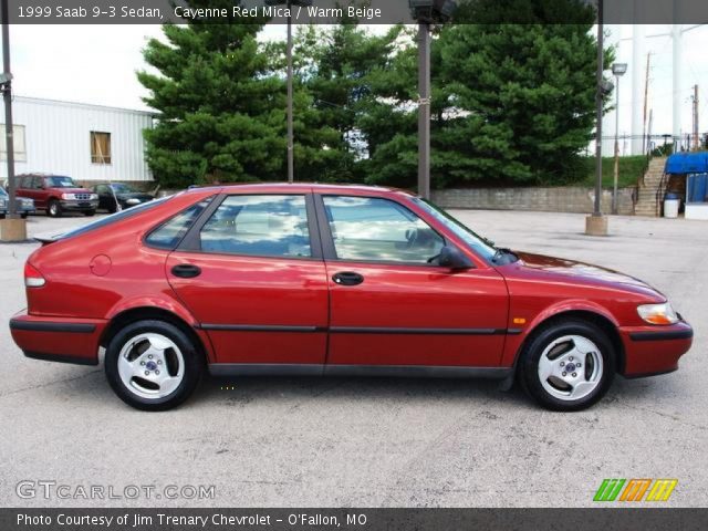 1999 Saab 9-3 Sedan in Cayenne Red Mica