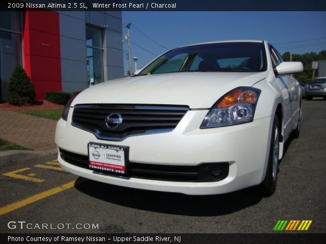 2009 Nissan Altima 2.5 SL in Winter Frost Pearl