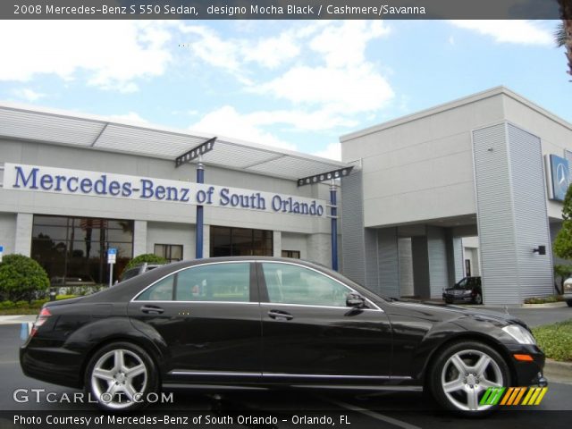 2008 Mercedes-Benz S 550 Sedan in designo Mocha Black