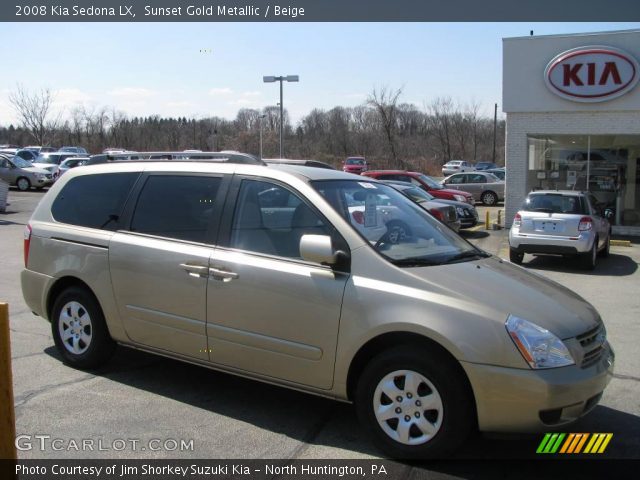 2008 Kia Sedona LX in Sunset Gold Metallic