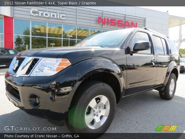 2012 Nissan Pathfinder S 4x4 in Super Black