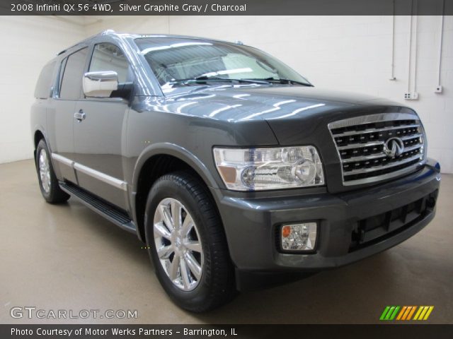 2008 Infiniti QX 56 4WD in Silver Graphite Gray