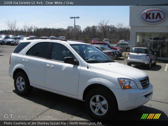 2008 Kia Sorento LX 4x4 in Clear White