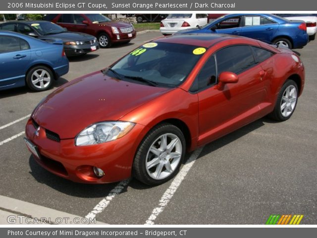 2006 Mitsubishi Eclipse GT Coupe in Sunset Orange Pearlescent