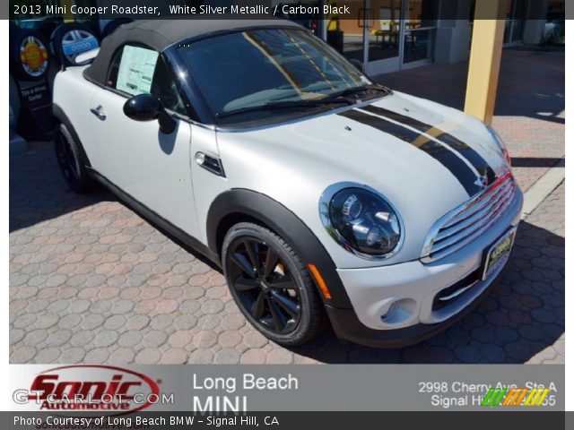 2013 Mini Cooper Roadster in White Silver Metallic