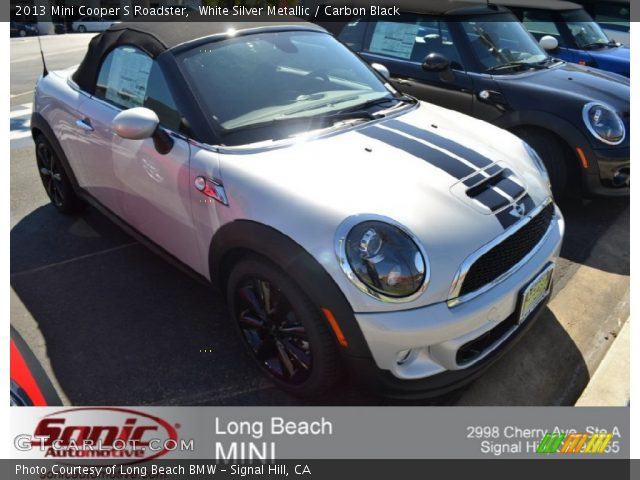2013 Mini Cooper S Roadster in White Silver Metallic