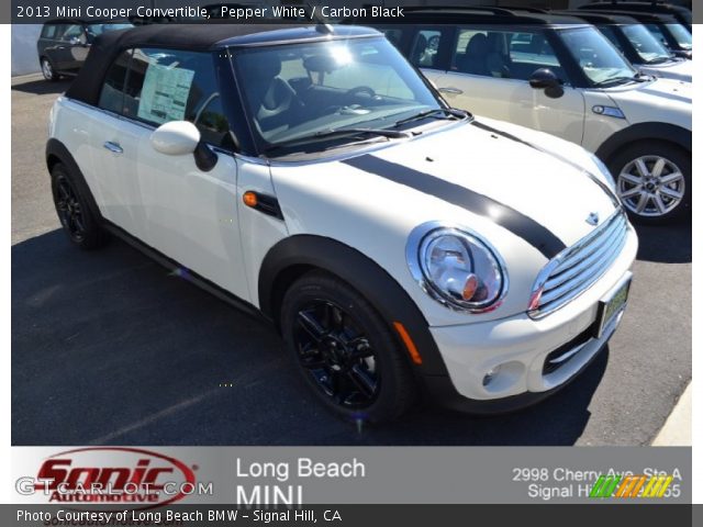2013 Mini Cooper Convertible in Pepper White