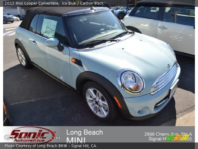 2013 Mini Cooper Convertible in Ice Blue