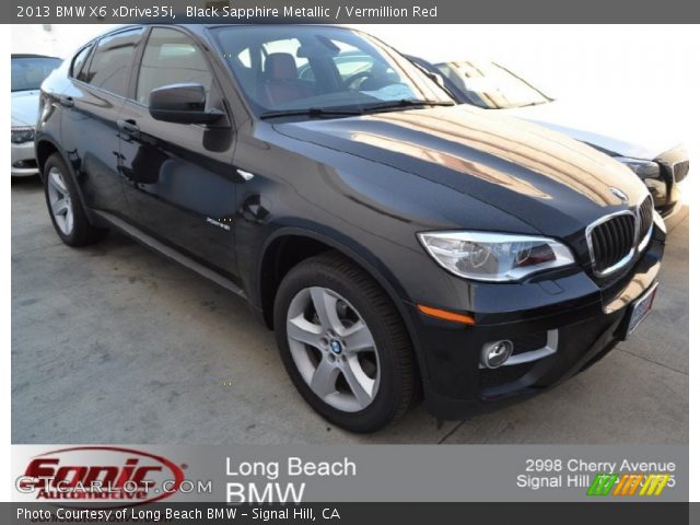2013 BMW X6 xDrive35i in Black Sapphire Metallic
