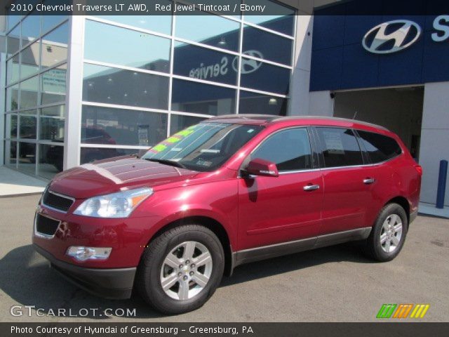 2010 Chevrolet Traverse LT AWD in Red Jewel Tintcoat