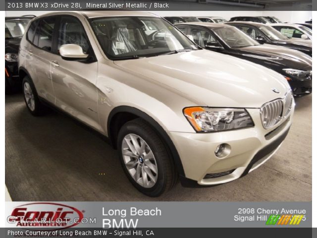 2013 BMW X3 xDrive 28i in Mineral Silver Metallic