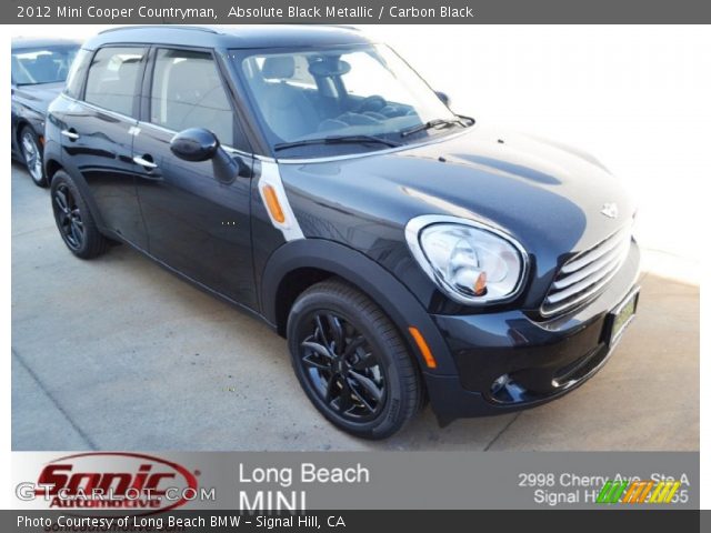 2012 Mini Cooper Countryman in Absolute Black Metallic