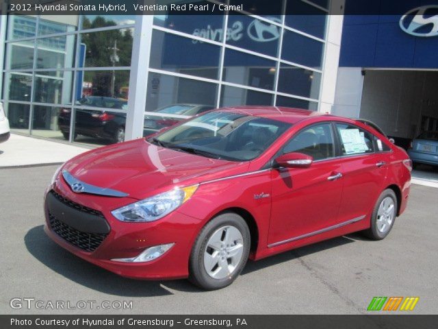 2012 Hyundai Sonata Hybrid in Venetian Red Pearl
