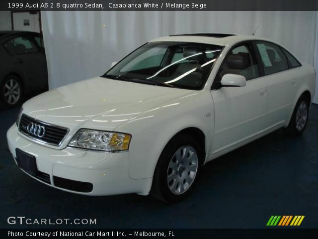 1999 Audi A6 2.8 quattro Sedan in Casablanca White