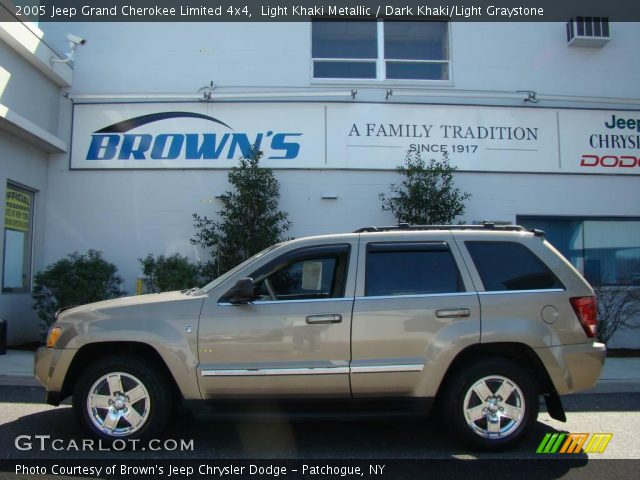 2005 Jeep Grand Cherokee Limited 4x4 in Light Khaki Metallic