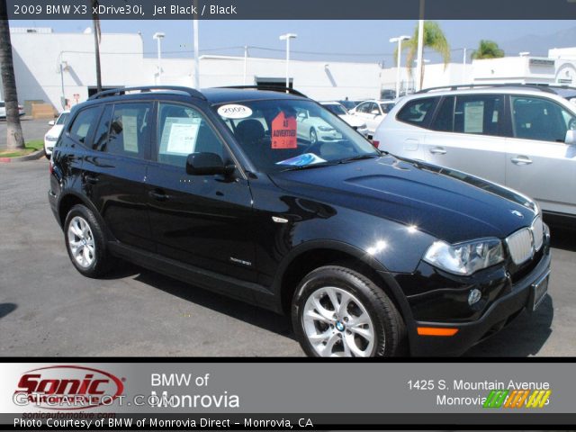 2009 BMW X3 xDrive30i in Jet Black