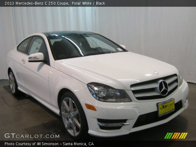 2013 Mercedes-Benz C 250 Coupe in Polar White