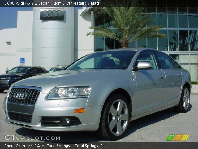 2008 Audi A6 3.2 Sedan in Light Silver Metallic