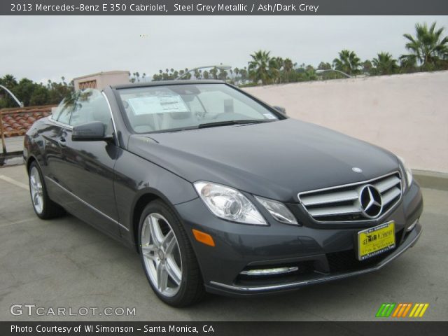 2013 Mercedes-Benz E 350 Cabriolet in Steel Grey Metallic