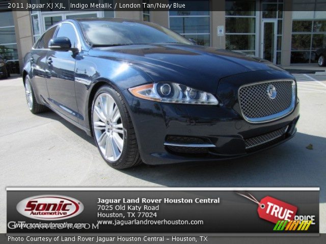 2011 Jaguar XJ XJL in Indigo Metallic