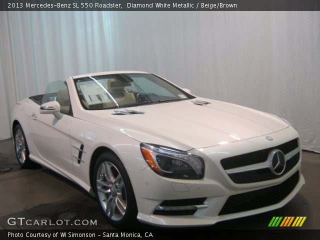 2013 Mercedes-Benz SL 550 Roadster in Diamond White Metallic