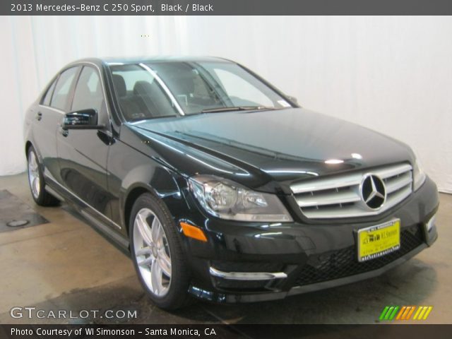 2013 Mercedes-Benz C 250 Sport in Black