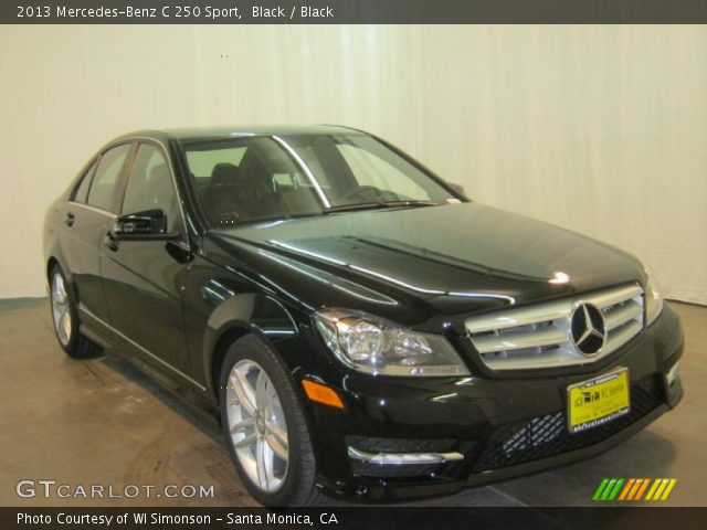 2013 Mercedes-Benz C 250 Sport in Black