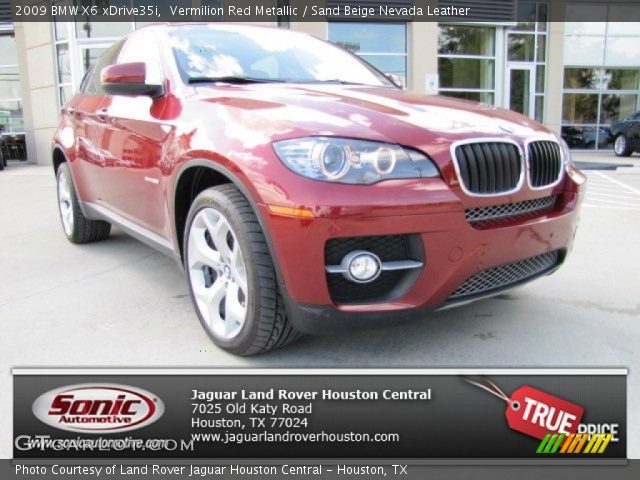 2009 BMW X6 xDrive35i in Vermilion Red Metallic