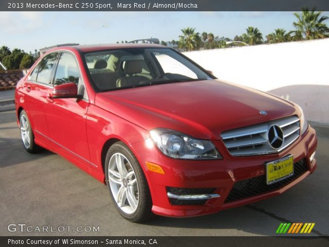 2013 Mercedes-Benz C 250 Sport in Mars Red