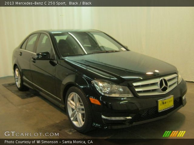 2013 Mercedes-Benz C 250 Sport in Black