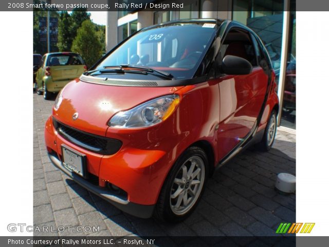 2008 Smart fortwo passion coupe in Rally Red