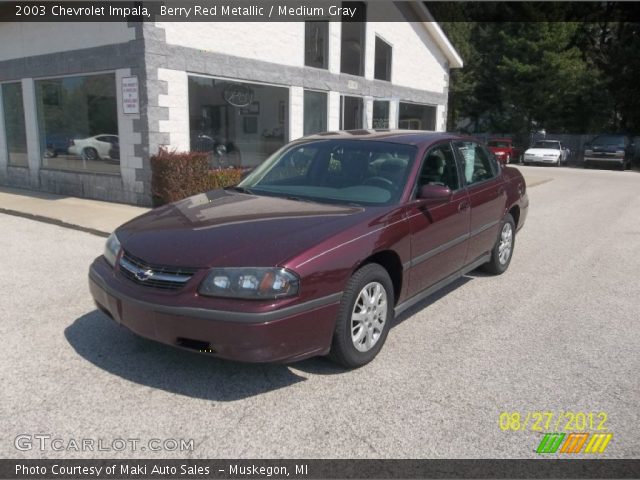2003 Chevrolet Impala  in Berry Red Metallic