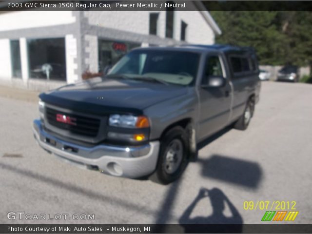 2003 GMC Sierra 1500 Regular Cab in Pewter Metallic