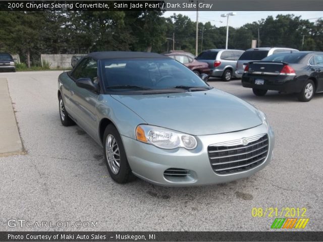 2006 Chrysler Sebring Convertible in Satin Jade Pearl