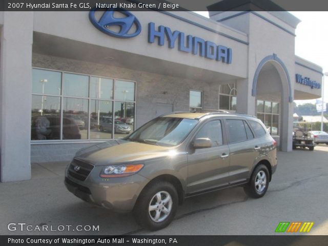 2007 Hyundai Santa Fe GLS in Natural Khaki Green