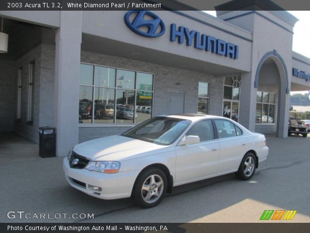 2003 Acura TL 3.2 in White Diamond Pearl
