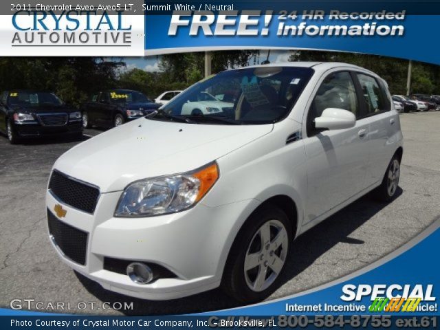 2011 Chevrolet Aveo Aveo5 LT in Summit White