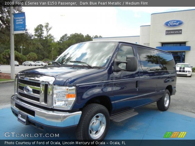 2008 Ford E Series Van E150 Passenger in Dark Blue Pearl Metallic