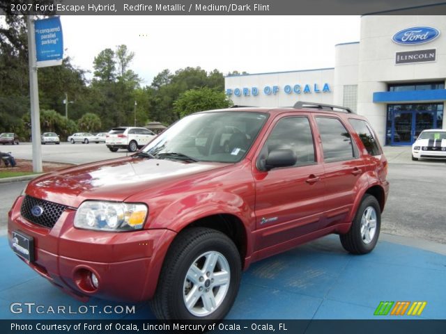 2007 Ford Escape Hybrid in Redfire Metallic