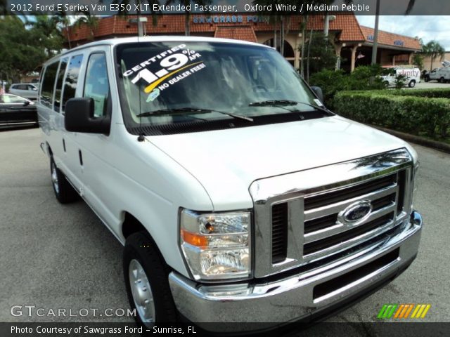 2012 Ford E Series Van E350 XLT Extended Passenger in Oxford White