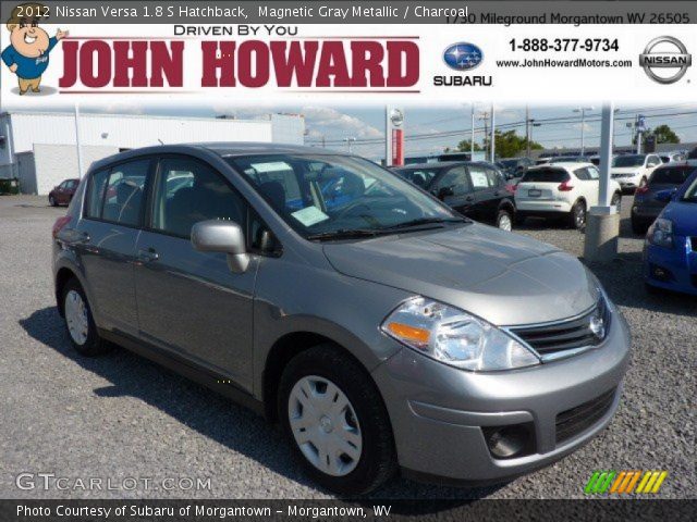 2012 Nissan Versa 1.8 S Hatchback in Magnetic Gray Metallic