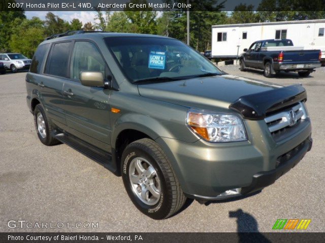 2007 Honda Pilot EX-L 4WD in Aberdeen Green Metallic