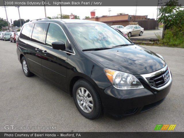 2008 Honda Odyssey EX-L in Nighthawk Black Pearl
