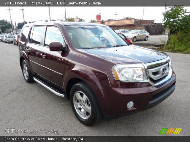 2011 Honda Pilot EX-L 4WD in Dark Cherry Pearl