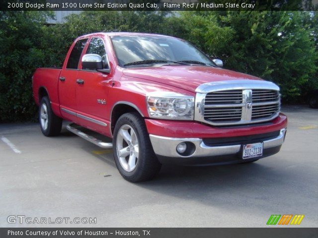 2008 Dodge Ram 1500 Lone Star Edition Quad Cab in Flame Red