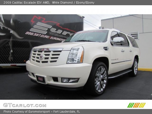 2009 Cadillac Escalade ESV AWD in White Diamond