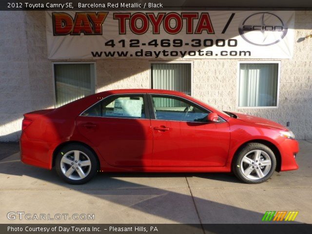 2012 Toyota Camry SE in Barcelona Red Metallic