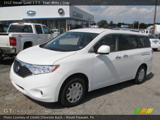 2012 Nissan Quest 3.5 S in Pearl White