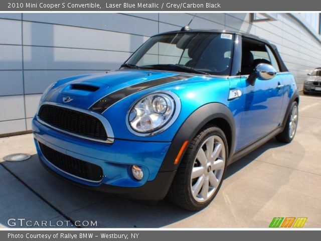 2010 Mini Cooper S Convertible in Laser Blue Metallic